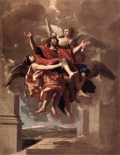 The Ecstasy of St. Paul by Nicolas Poussin
